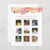 Hoe oud waren ze Baby shower? (Voorkant / Achterkant)