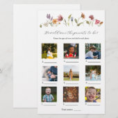 Hoe oud waren ze Baby shower? (Voorkant / Achterkant)