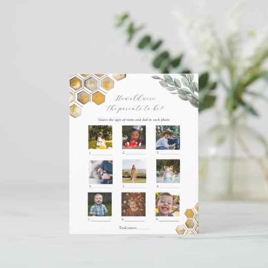 Hoe oud waren ze Baby shower? (Staand voorkant)