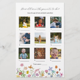 Hoe Oud Waren Ze Baby Shower Spel