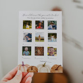 Hoe oud waren ze Baby shower spel Kaart