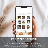 Hoe oud waren ze Baby shower spel Kaart