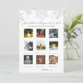 Hoe oud waren ze Baby shower spel Kaart (Staand voorkant)