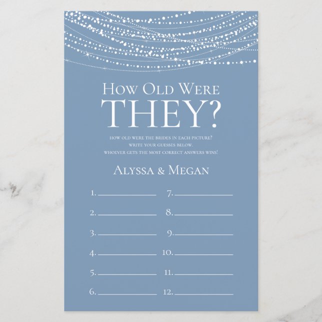 Hoe oud waren ze? Blauwe LGBTQ's (Voorkant)