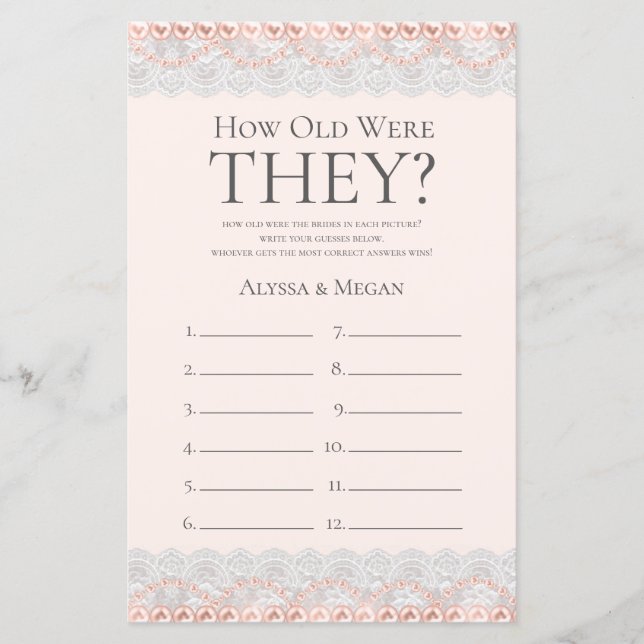 Hoe oud waren ze  Blush Lace LGBTQ (Voorkant)