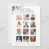 Hoe oud waren ze bruid en bruidegom Vrijgezellenfe Kaart (Voorkant)