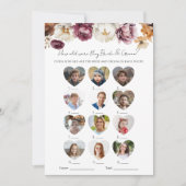 Hoe oud waren ze bruid en bruidegom Vrijgezellenfe Kaart (Voorkant)