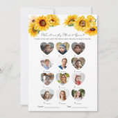 Hoe oud waren ze bruid en bruidegom Vrijgezellenfe Kaart (Voorkant)