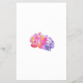 Hoe oud waren ze? - Violet Flowers Flyer (Achterkant)