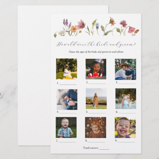 Hoe oud waren ze Vrijgezellenfeest? (Voorkant / Achterkant)