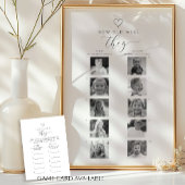 Hoe oud waren zij? Douche Foto Raadspel Poster