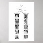 Hoe oud waren zij? Douche Foto Raadspel Poster (Voorkant)