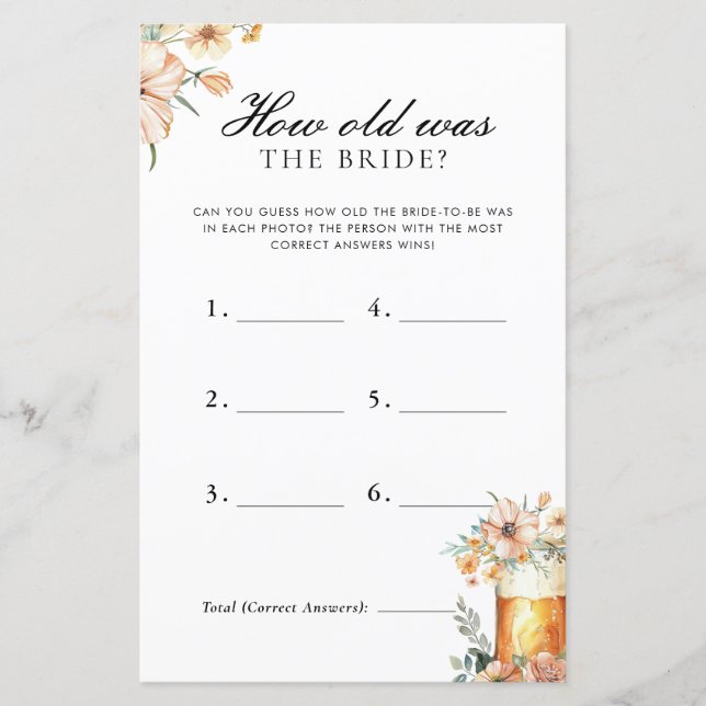 Hoe oud was bruidsliefde is het brouwen van Vrijge (Voorkant)