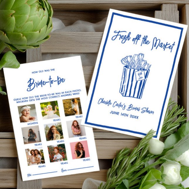 Hoe oud was de aanstaande bruid Bruidsfeest spel (How Old Was the Bride-to-Be Bridal Shower Game)
