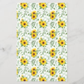 Hoe oud was de Bride Sunflower Shower-kaart? Flyer (Achterkant)