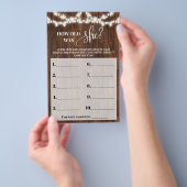 Hoe oud was de Bride Western Vrijgezellenfeest Gam Flyer (Hand)