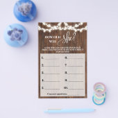 Hoe oud was de Bride Western Vrijgezellenfeest Gam Flyer (Enkel)