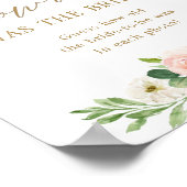 Hoe oud was de bruid Bruiloftsspel Podium  Poster (Hoek)