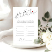 Hoe oud was de bruid Elegant script spel