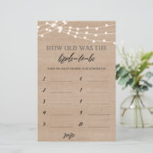 Hoe oud was de bruid om vrijgezellenfeest te spele (Staand voorkant)