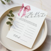 Hoe oud was de bruid Pink Bow elegant spel