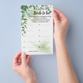 Hoe oud was de Eucalyptus Shower Game Kaart? Flyer (Hand)