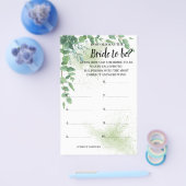 Hoe oud was de Eucalyptus Shower Game Kaart? Flyer (Enkel)