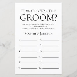 Hoe oud was de groom?