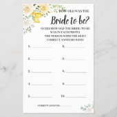 Hoe oud was de Kaart van het spel Lemons & Rozen S (Voorkant)