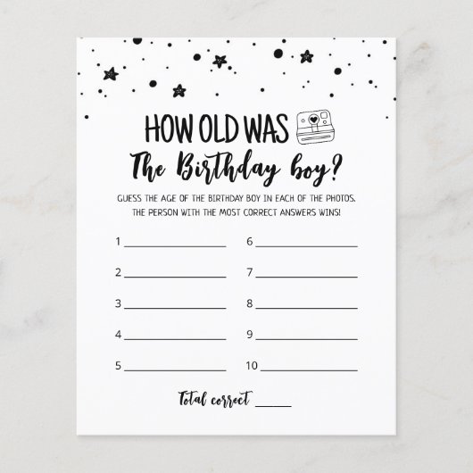 Hoe oud was de wedstrijd van Birthday boy Birthday (Voorkant)