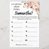 Hoe oud was haar vrijgezellenfeest engels spaans s (Achterkant)