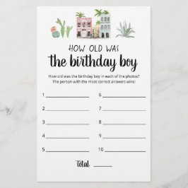 Hoe oud was het 'Birthday Boy'-spel