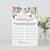 Hoe oud was het Birthday girl op Birthday Party? (Staand voorkant)