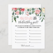 Hoe oud was het Birthday girl op Birthday Party? (Voorkant / Achterkant)