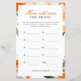 Hoe oud was het bruid Aperol Spritz Vrijgezellenfe