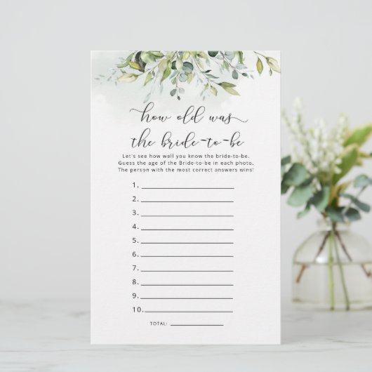 Hoe oud was het bruid-tot-zijn spel? (Staand voorkant)