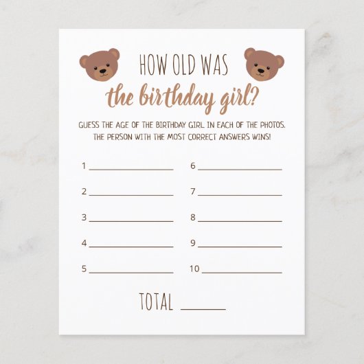 Hoe oud was het meisje dat jarig was fotospel (Voorkant)