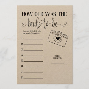 Hoe oud was het schoenspel van de toekomstige brid programmakaart