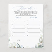 Hoe oud was het spel van de BRIDE en de GROOM? (Voorkant)