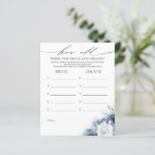 Hoe oud was het spel van de BRIDE en de GROOM? (Staand voorkant)