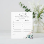 Hoe oud was het spel van de BRIDE en de GROOM? (Staand voorkant)