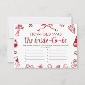 Hoe oud was het Vrijgezellenfeest spel? Kaart (Voorkant)