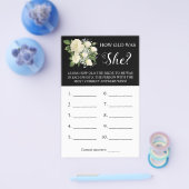 Hoe oud was ze? White Rose Game Kaart (Enkel)