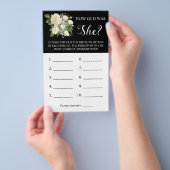 Hoe oud was ze? White Rose Game Kaart (Hand)