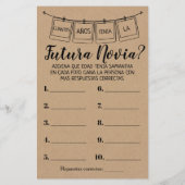 Hoe oud was ze? Ze doukte tweetalig spel (Achterkant)