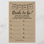 Hoe oud was ze? Ze doukte tweetalig spel (Voorkant)