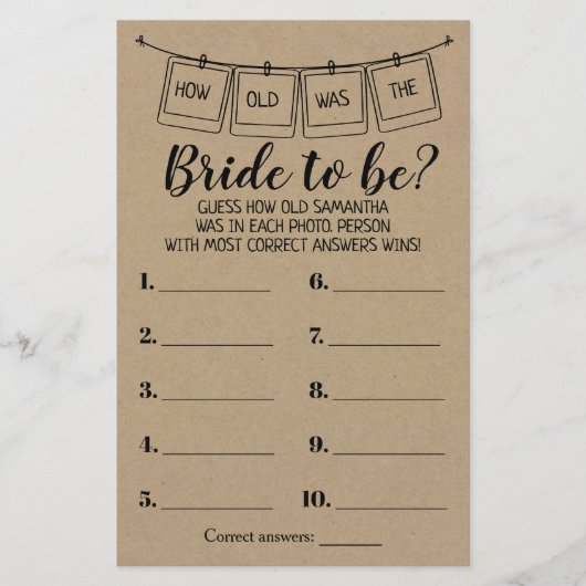 Hoe oud was ze? Ze doukte tweetalig spel (Voorkant)