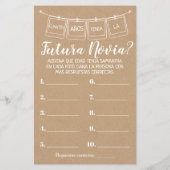 Hoe oud was ze? Ze doukte tweetalig spel (Achterkant)