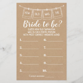 Hoe oud was ze? Ze doukte tweetalig spel