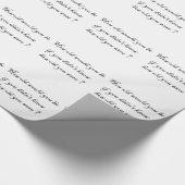 Hoe oud zou je zijn? cadeaupapier (Hoek)